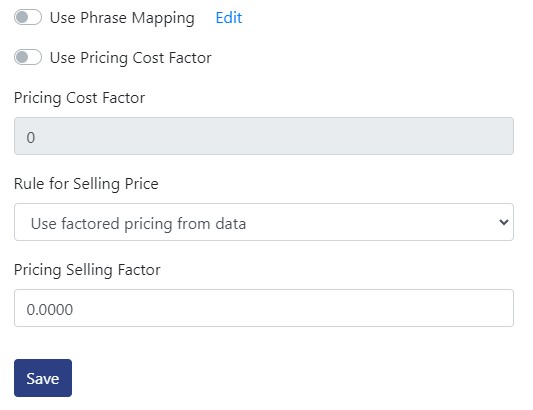 RFMSMeasure Settings